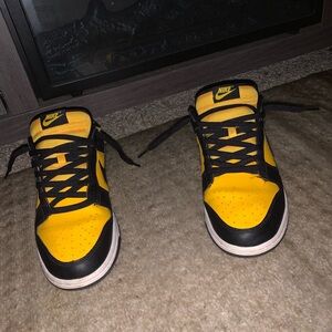 Nike Yellow and Black Athletic Shoes